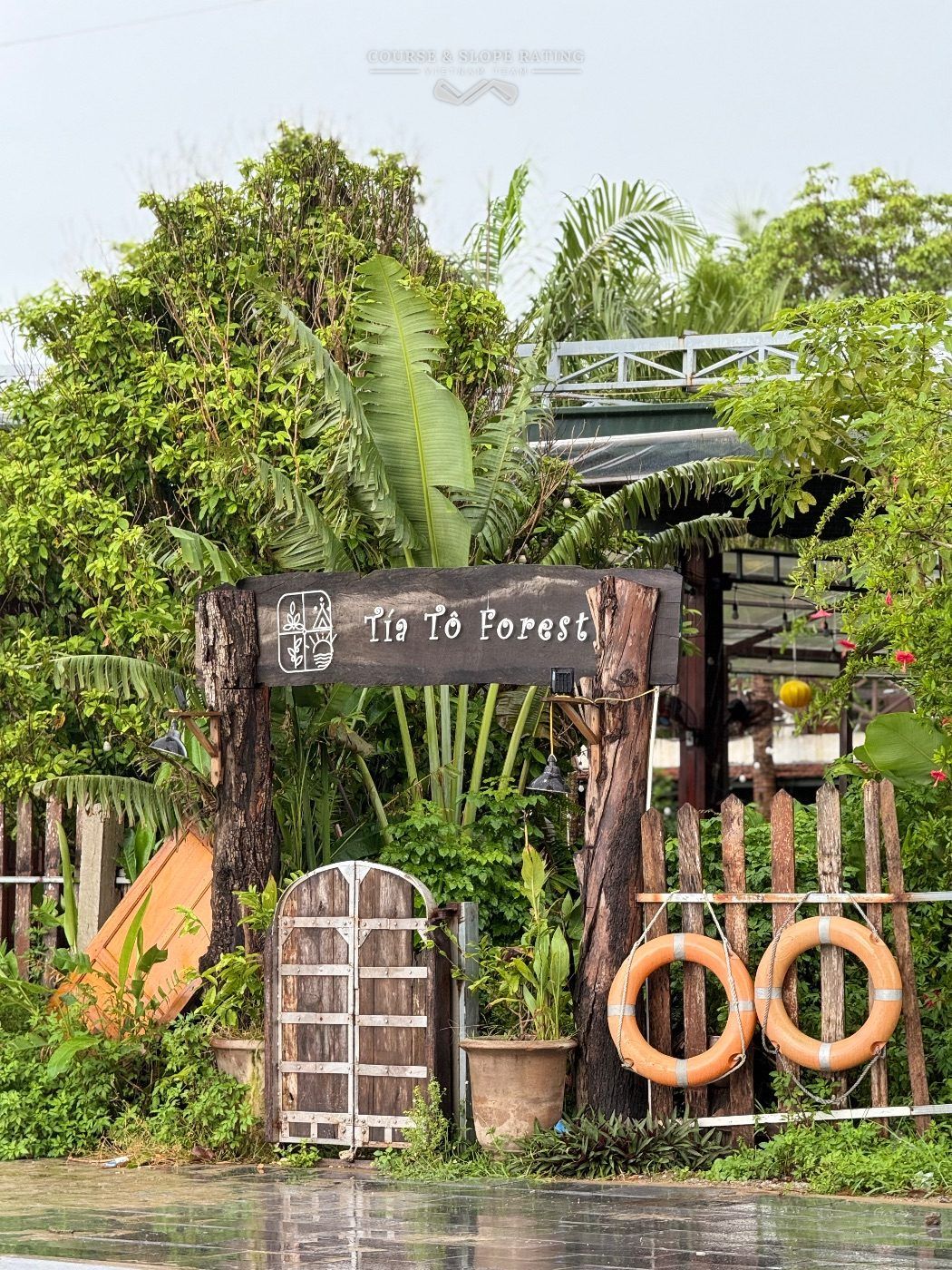 Tía Tô Glamping · Mặt tiền