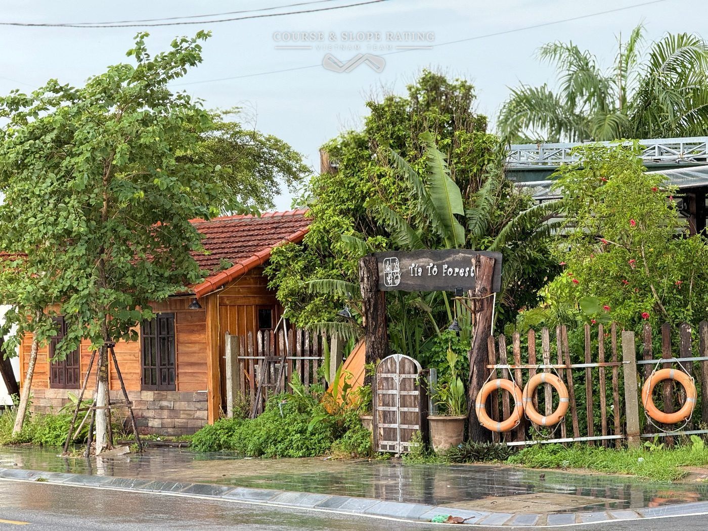 Tía Tô Glamping · Mặt tiền
