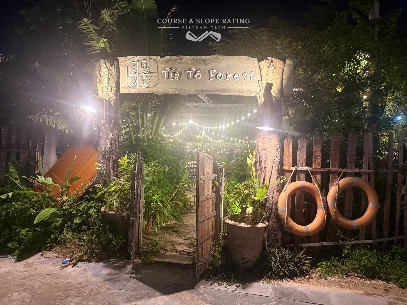 Tía Tô Glamping · Mặt tiền